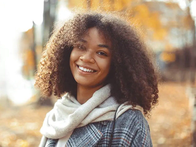 Smiling woman