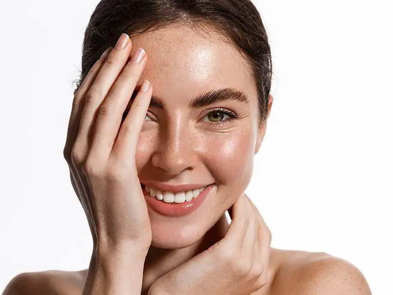 Women smiling
